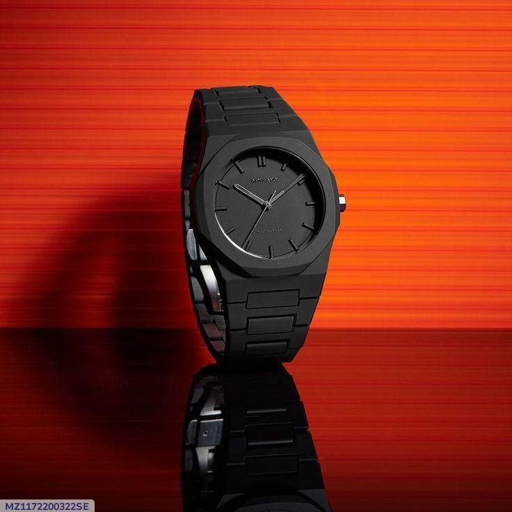 Men's Black Quartz Watch - Stylish Analogue Timepiece