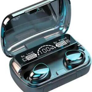 Bluetooth Earbuds with Charging Case Black