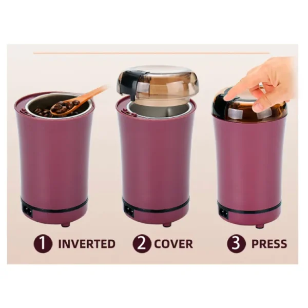 Multi-Function Electric Grain Grinder | 800W Stainless Steel Spice & Herb Mill for Home & Kitchen Use - Image 4