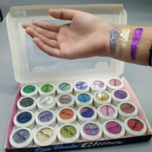 Glitter Eyeshadow Palette, Multicolor