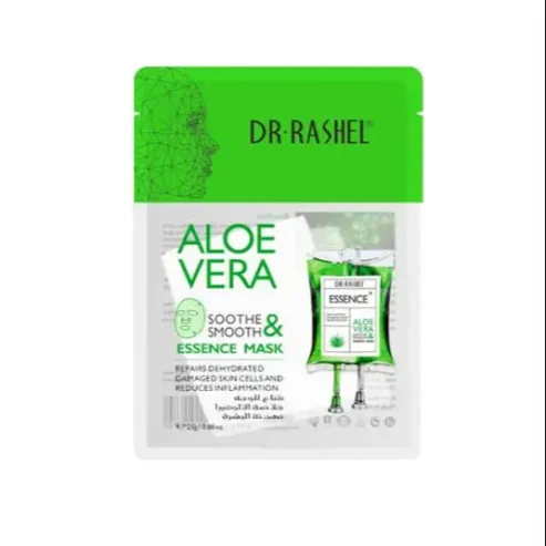 Dr Rashel Aloe Vera Soothing Essence Mask | Hydrating & Refreshing Sheet Mask for Glowing Skin | Smooth Face Mask Up - Image 3