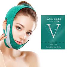 V-Fit Face Slimming Belt – Face Lift Up Strap with Box | Double Chin Reducer, Jawline Shaper & Skin Tightening Face Band