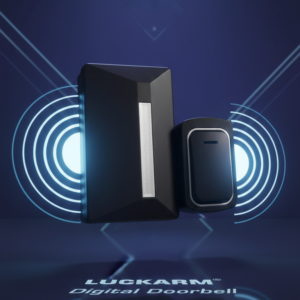 Luckarm Wireless Digital Doorbell | Easy Installation Smart Door Bell | Long Range & Clear Sound Home Doorbell