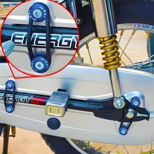 Motorcycle Fancy Chain Cover Bolts with Washer 4 Pcs Set – Blue CNC Aluminum Decorative Mounting Screws