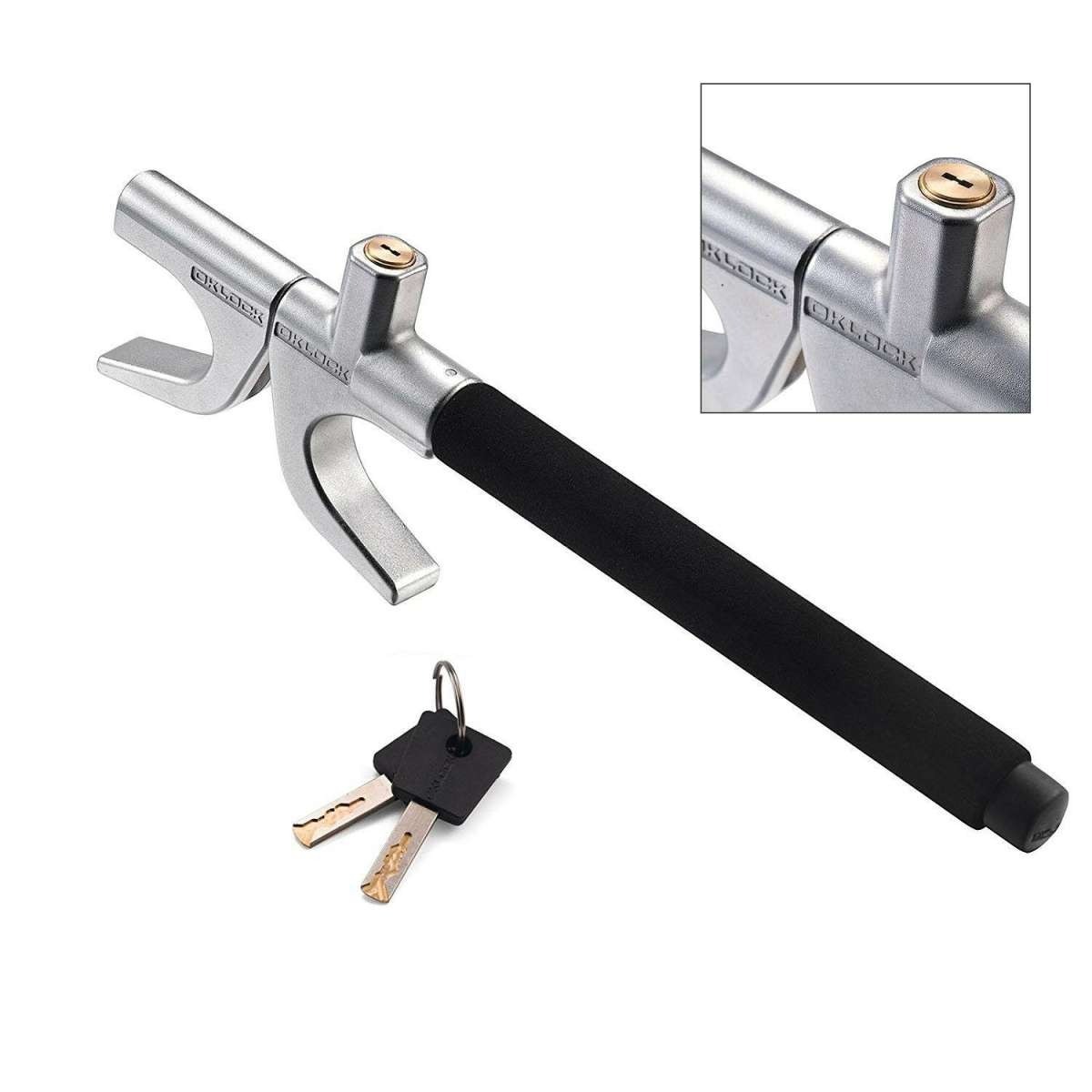 Anti Theft X1 Twin Hooks Car Truck Van Steering Wheel Lock - Image 3