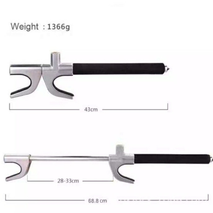 Anti Theft X1 Twin Hooks Car Truck Van Steering Wheel Lock - Image 4