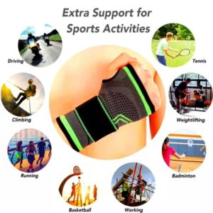 Professional Wrist Support Sleeve Half Finger Wrist Band Palm Support For Sports And Daily Use