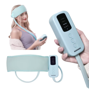 360 Degree Relaxation Electric Head Massager With Air Compression Kneading Heat Therapy Type C Port Rechargeable