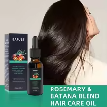 Rosemary Batana Hair Oil 30ml – Anti Frizz Hair Care Essential Oil for Stronger, Thicker Hair Growth & Curl Repair