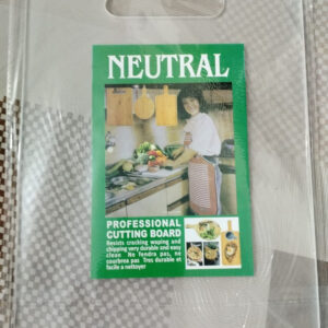 Premium Acrylic Cutting Board Transparent – Durable Kitchen Chopping Board for Vegetables, Fruits & Meat (17 x 10.5 Inch, 6mm Thick)