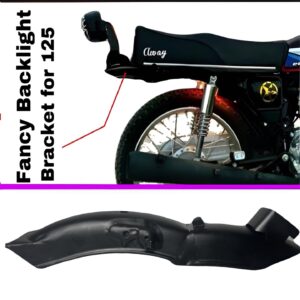 125 Motorcycle Fancy Rear Mudguard with Back Light Bracket – High Quality Cafe Racer Tail Bracket for Bikes