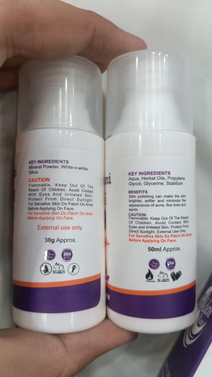 Golden Rose Zafarani Blonder Powder 30g & Skin Polisher 50ml – Saffron Whitening & Skin Brightening Kit | Made in Pakistan - Image 4